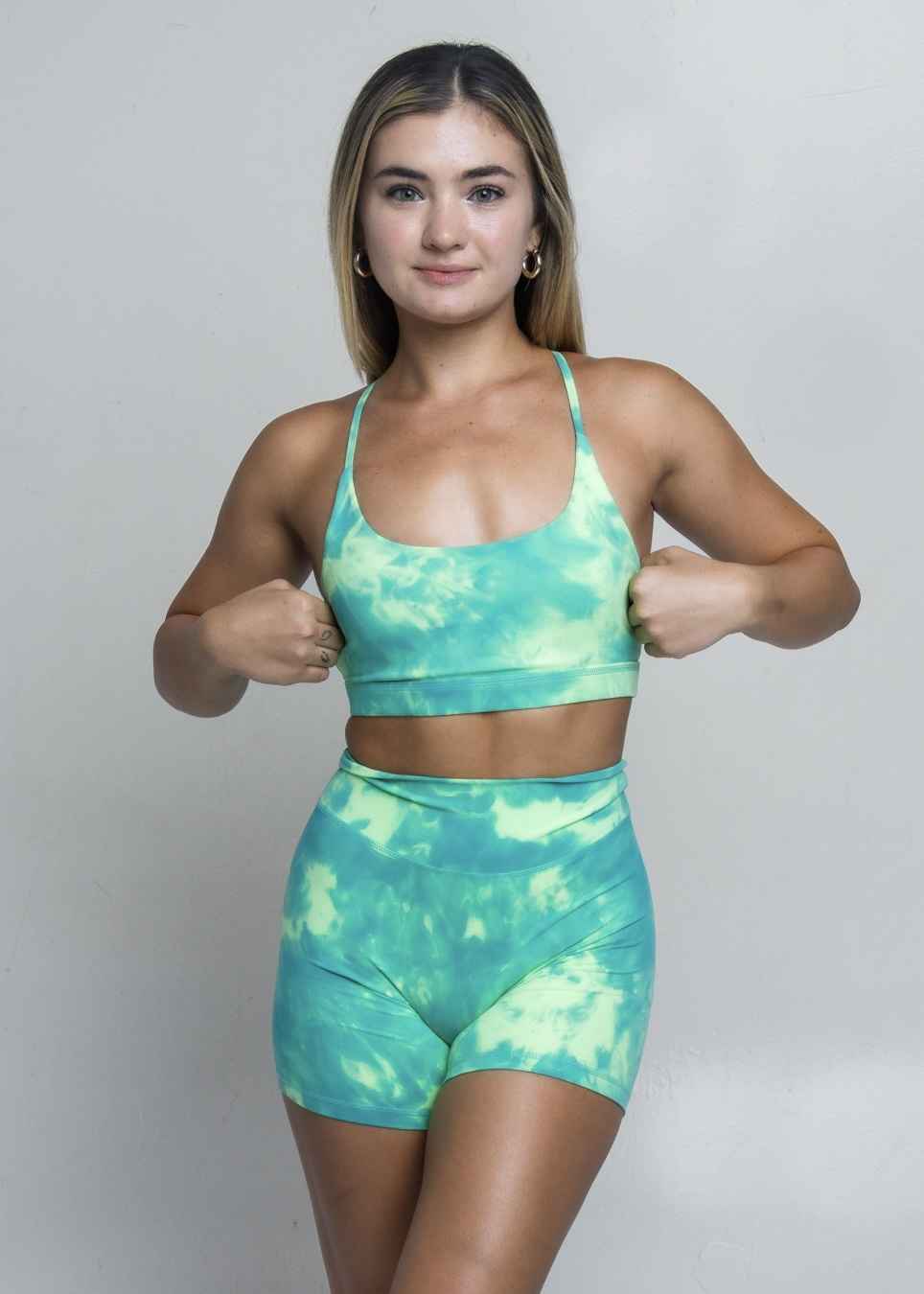Speed Midi Shorts Tie Dye Weylyn Apparel